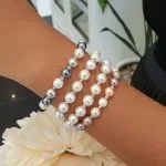 Elasticated Pearl Bracelet - Image 6