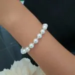 Elasticated Pearl Bracelet - Image 2