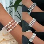 Elasticated Pearl Bracelet