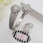 Prong Tip Bangle and Ring Set - Image 4