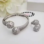 Prong Tip Bangle and Ring Set - Image 3