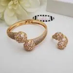 Prong Tip Bangle and Ring Set - Image 5