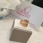 Multi Stone Gold Ring