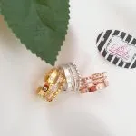 Triple Curve Stone Ring - Image 2