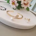 Accent Pearl Bangle - Image 3