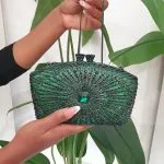 Large Stone Crystal Clutch