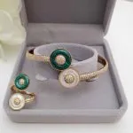 Round Bangle n Ring Set - Image 4