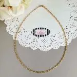 Linear Cord Necklace