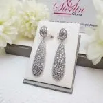 Long drop Prong Earrings - Image 5