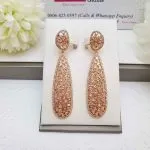 Long drop Prong Earrings - Image 4