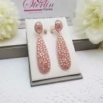 Long drop Prong Earrings - Image 2