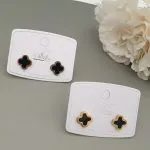 Black Big Stud Earrings