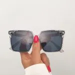 Trendy Crystal Sunglasses - Image 4
