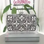 Spade Crystal Clutch - Image 2