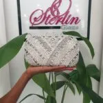 Silver Crystal Clutch - Image 2