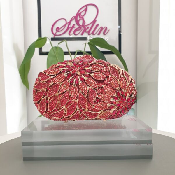 Leafy Crystal Clutch