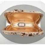 Gold Petal Crystal Clutch - Image 2