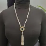Prong pearl Necklace - Image 2