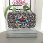 Colourful Crystal Clutch