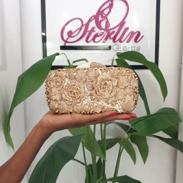 Rose Crystal Clutch