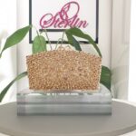 Shimmer Crystal Clutch