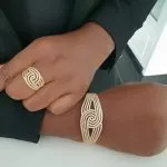 Knot Bangle n Ring Set - Image 2