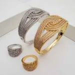 Knot Bangle n Ring Set