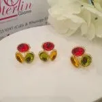 2Piece Multi Colour Gold Set - Image 2