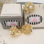 Gold Mushroom Ring - Image 3
