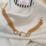 Gold Circle Chain Brecelet