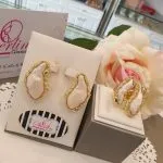 Enamel Earring and Ring Set