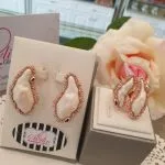 Enamel Earring and Ring Set - Image 2