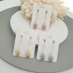 Nutmeg Drop Earrings