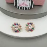 Multi-Colour Bloom Earrings - Image 3