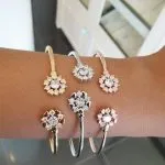 Stone Petal Bangle - Image 5