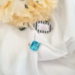 Stone Square Ring - Image 3