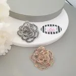 Stone Flower Brooch