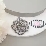 Stone Flower Brooch - Image 2