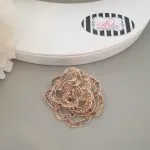 Stone Flower Brooch - Image 3