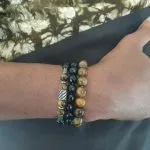 Bead and Steel Bracelet - Image 2