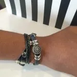 Black Wrap Bracelet - Image 5
