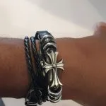 Black Wrap Bracelet - Image 4