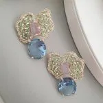 Winged Stone Earrings - Image 2