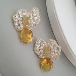 Winged Stone Earrings