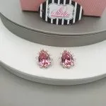 Gold Stone Earrings - Image 2