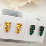 Stone Drape Earrings