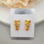 Stone Drape Earrings - Image 2