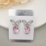 Stone Bow Earrings - Image 5