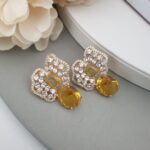 Winged Stone Earrings - Image 5