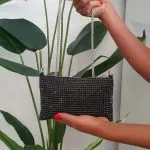 Stone Pouch Clutch